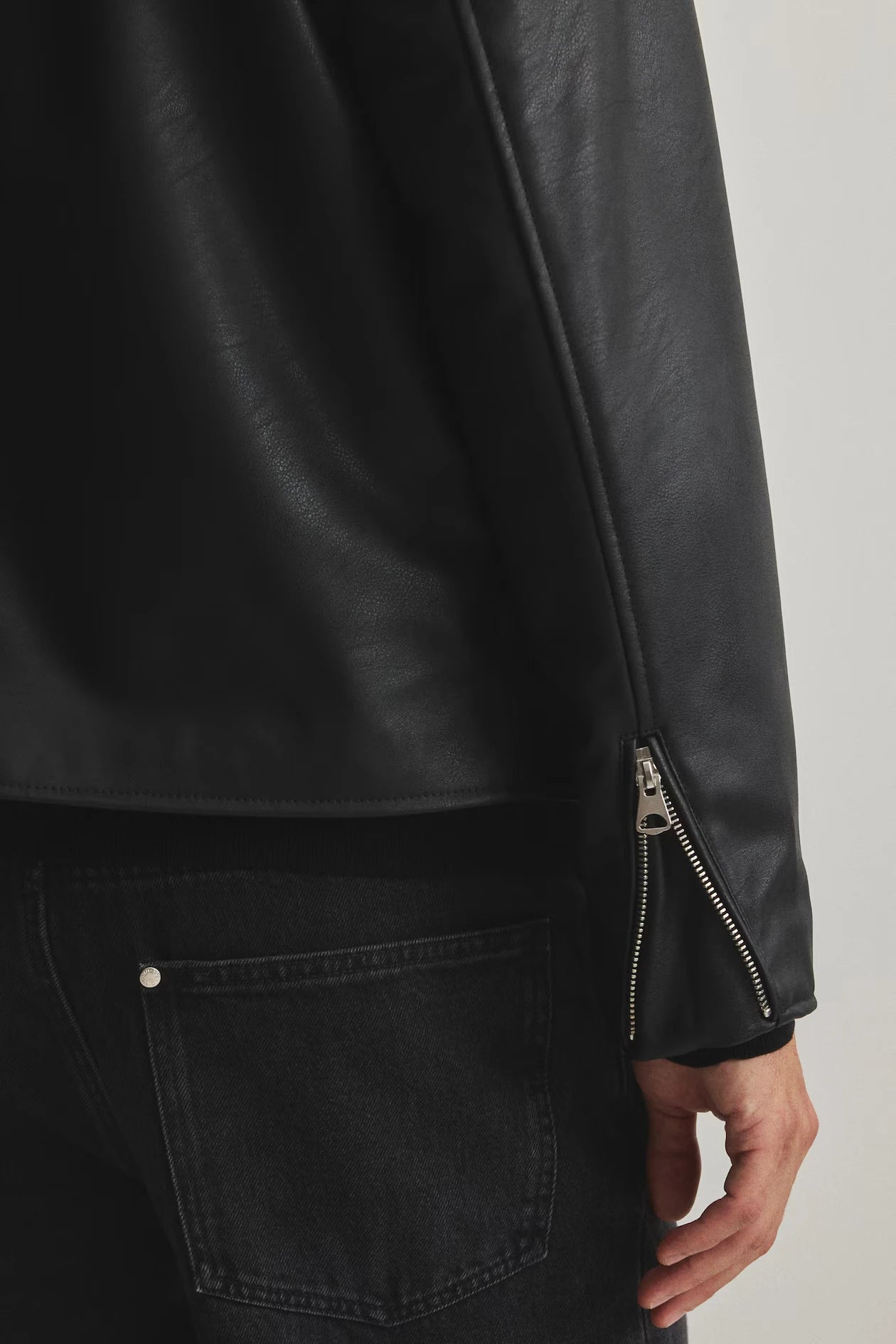 Men’s Black Foxy Leather Jacket – Urbon Street Style