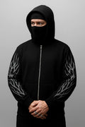 Solo Leveling Inspired Jin Woo Balaclava Mask with Zipper